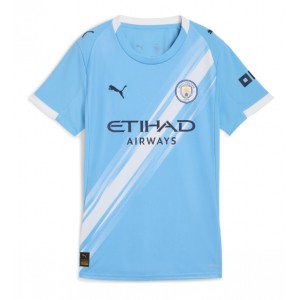 Manchester City Jalkapallovaatteet Naisten Kotipaita 2025-26 Lyhythihainen